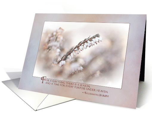 For Everything There is a Season Sympathy card (1562890)