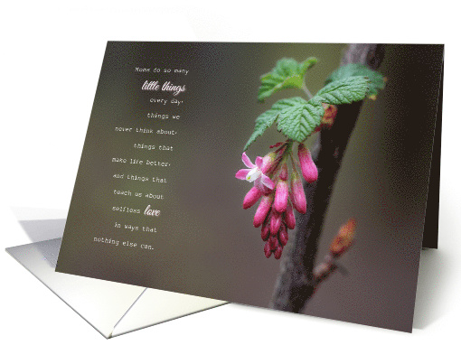 Selfless Love in the Little Things - Mothers Day card (1567492)