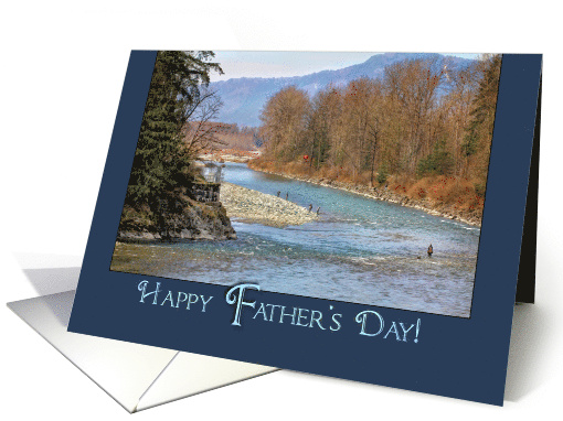 Fishing at the River - Father's Day card (1568048)