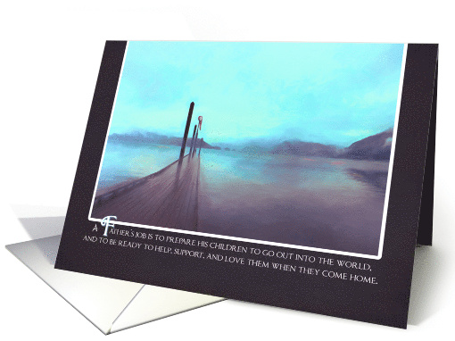 Father's Day for Dad Thanks for Preparing Me for Life card (1603700)
