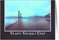 Father’s Day Lake and Pier card