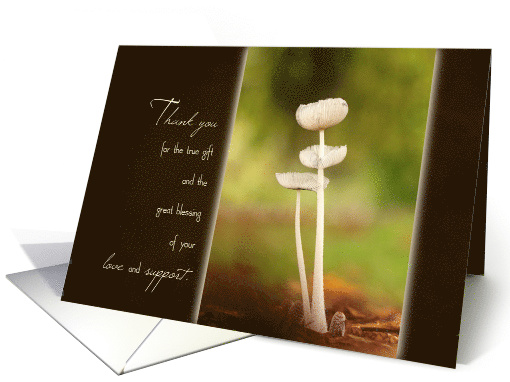 Thank You for Your Love and Support card (1618654)