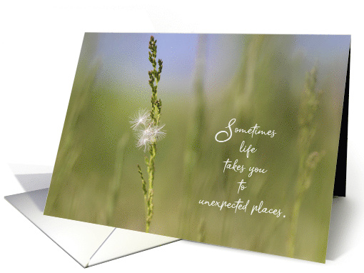 Growing in Unexpected Places Encouragement card (1618672)