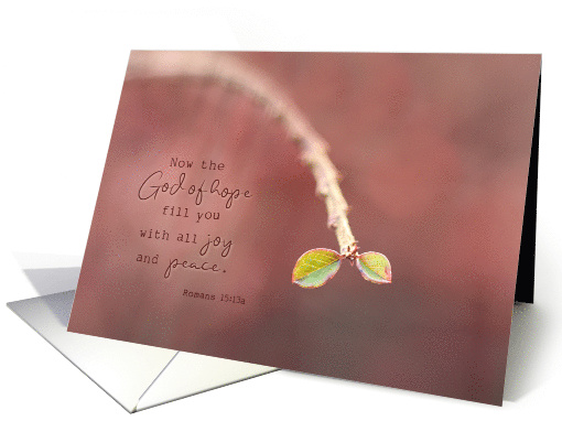 God of Hope Budding Leaves Thinking of You card (1674296)