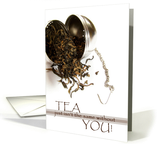 Tea Time - Missing You card (858853)