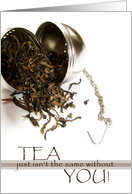 Tea Time - Missing You Card