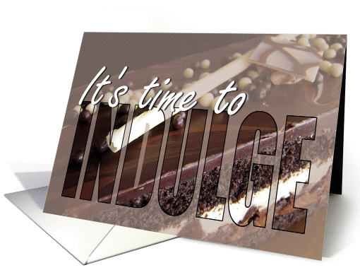 Birthday - Chocolate Indulgence card (859998)
