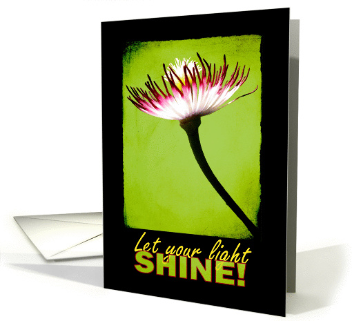 Adult Baptism - Let your light shine! card (866613)
