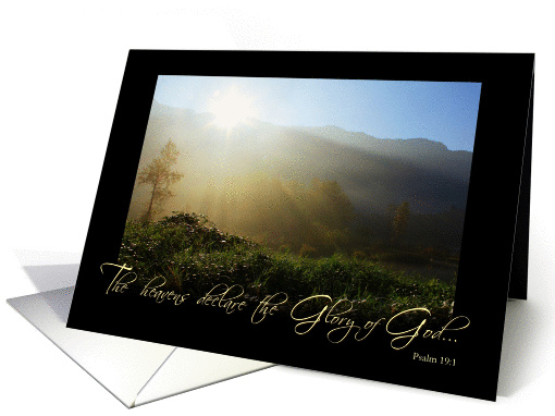 The Heavens Declare the Glory of God - Any Occasion card (979417)