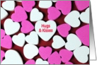 Hugs and kisses, Happy Valentine’s Day card