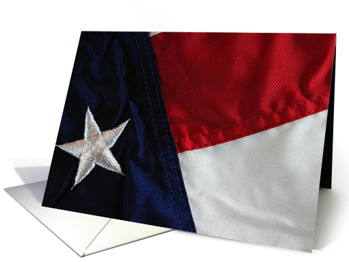 Thank you for your military service--American flag closeup card