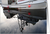 Boat reflection card