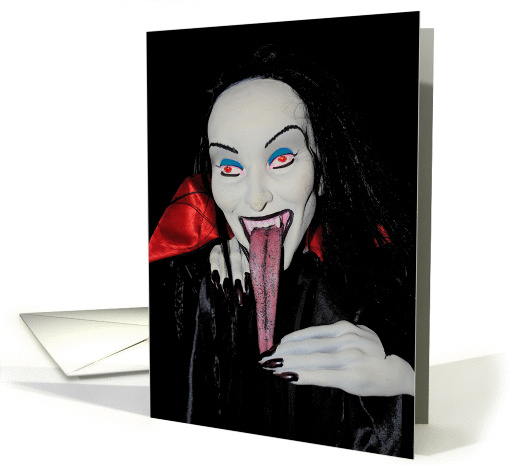 Vampire, Halloween card (864434)