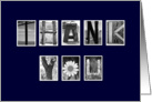 Administrative Professionals Day - Thank You - Navy Blue card