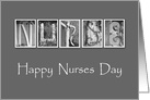 Happy Nurses Day - Alphabet Art Card