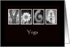 Yoga - Alphabet Art card