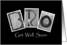 Bro - Get Well Soon - Alphabet Art card