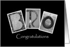 Bro - Congratulations - Alphabet Art card