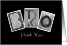 Bro - Thank You - Alphabet Art card