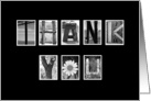 Employee Appreciation - Thank You - Alphabet Art card