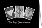 Sweetheart - Wife - Valentine’s Day - Hearts - Alphabet Art card