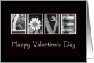 Love - Valentine’s Day - Alphabet Art card