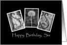 Sis - Happy Birthday - Alphabet Art card