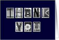 Employee Appreciation - Thank You - Navy Blue card