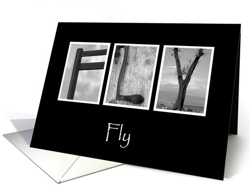 Fly - Alphabet Art card (1430852)