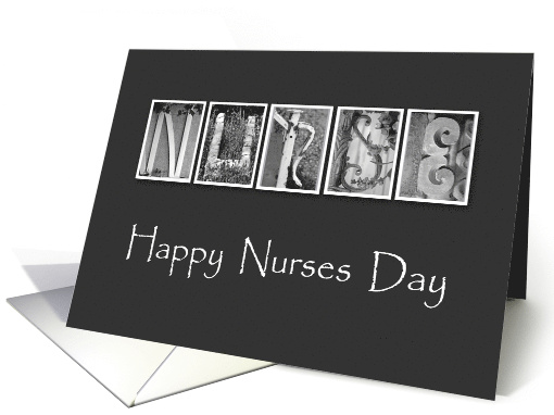 Happy Nurses Day - Alphabet Art card (1469480)