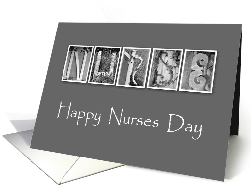 Happy Nurses Day - Alphabet Art card (1469482)