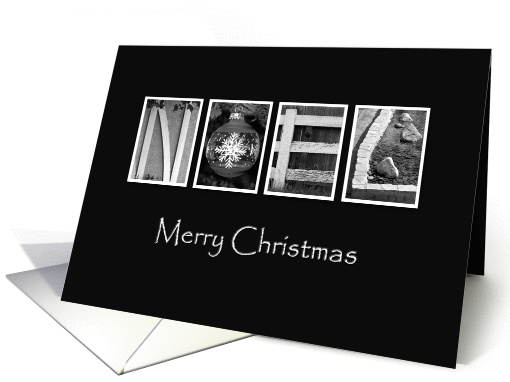 Noel - Merry Christmas - Alphabet Art card (857721)