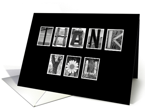 Thank You - Alphabet Art card (858249)