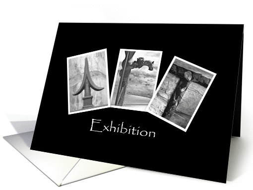 Art Exhibition - Invitation - Alphabet Art card (861471)