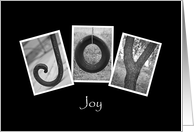 Joy - Alphabet Art card