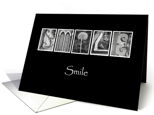 Smile - Alphabet Art card (875555)