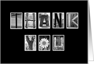 Employee Appreciation - Thank You - Alphabet Art card