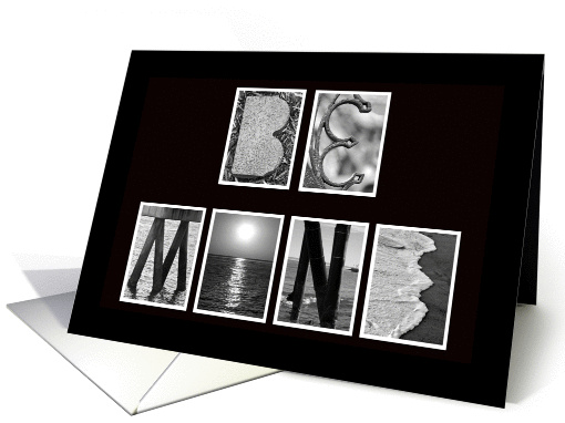 Valentine's Day - Be Mine - Alphabet Art card (894158)