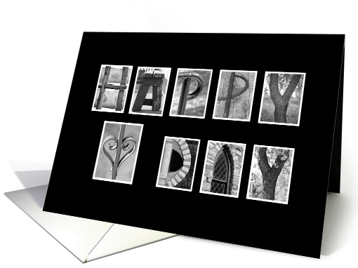 Happy Heart Day - Friend - Valentine's Day -Alphabet Art card (894184)