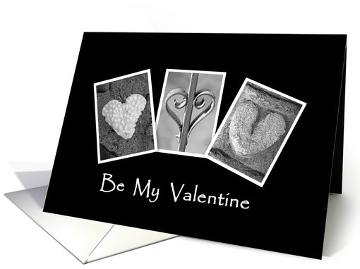 Be My Valentine - Hearts -Alphabet Art card (894185)