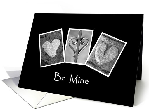 Be Mine - Hearts -Valentine's Day - Alphabet Art card (894186)