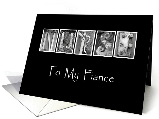 Fiance - Nurses Day - Alphabet Art card (917752)