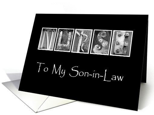 Son in Law - Nurses Day - Alphabet Art card (917759)