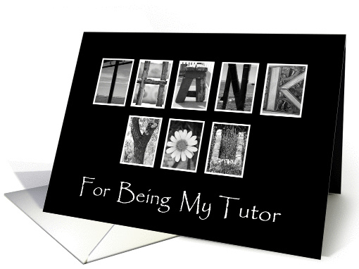Tutor - Teacher Appreciation Day - Alphabet Art card (922354)