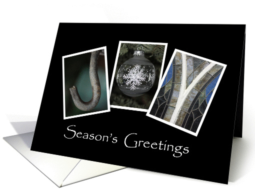 Joy - Season's Greetings - Christmas - Alphabet Art card (974571)