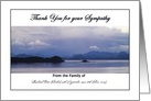 Inside Passage-Thank you for your Sympathy Custom Card