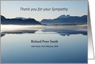 Misty Mountains Thank You for your Sympathy card