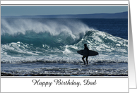 Surfer-Happy Birthday custom card