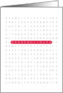Merry Christmas Wordsearch Card
