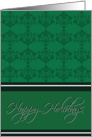 Damask Christmas Card